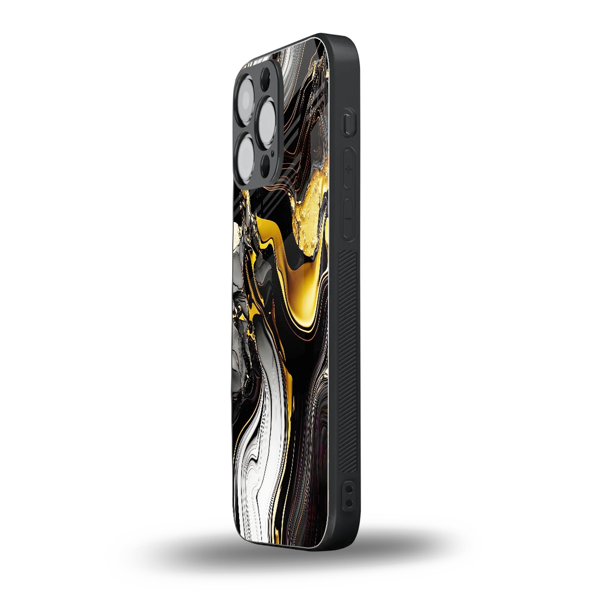 Bronze Glow iphone 15 pro max mobile cover | shockproof glass phone case