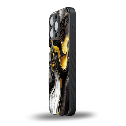 Bronze Glow iphone 15 pro max mobile cover | shockproof glass phone case