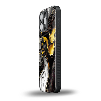 Bronze Glow iphone 16 pro max mobile cover | shockproof glass phone case