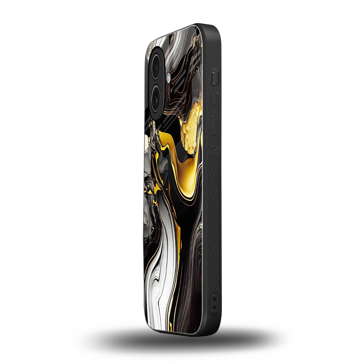 Bronze Glow iphone 17 mobile cover | shockproof glass phone case