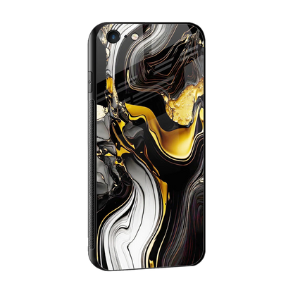 Bronze Glow sleek iphone 6s cover with tempered glass back and TPU edges