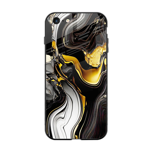 Bronze Glow back phone cover | glass case for iphone 6