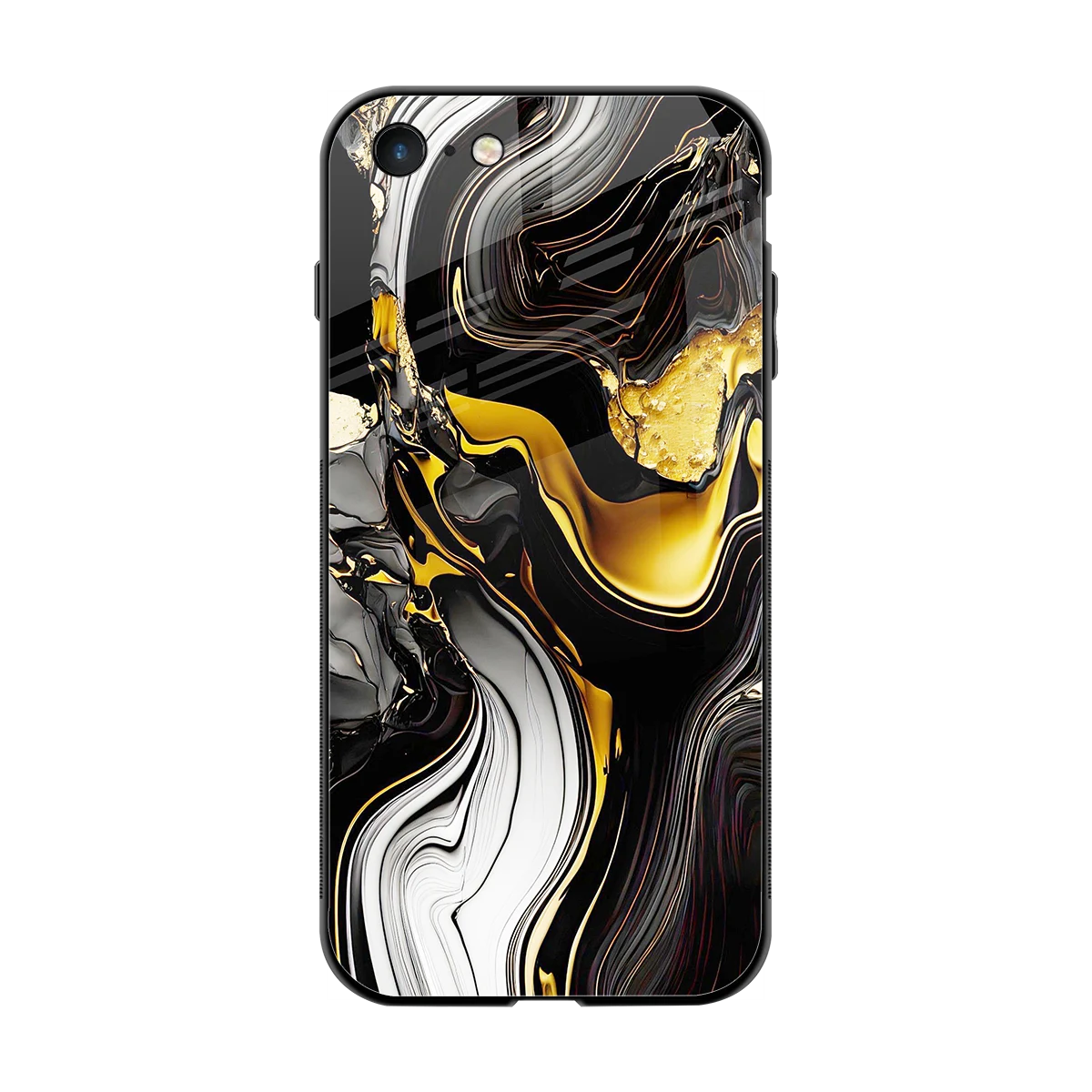 Bronze Glow back phone cover | glass case for iphone 7