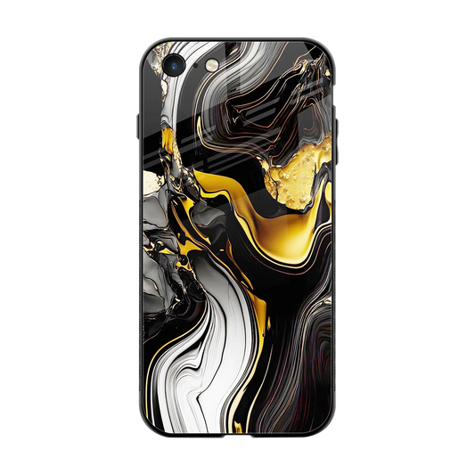 Bronze Glow back phone cover | glass case for iphone 7