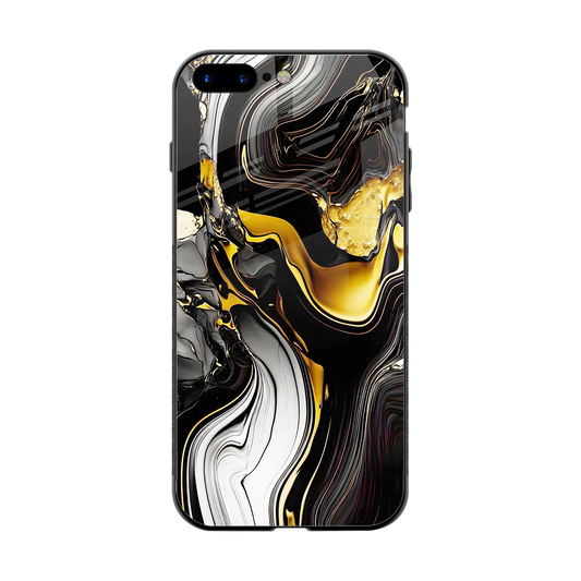 Bronze Glow back phone cover | glass case for iphone 8 plus