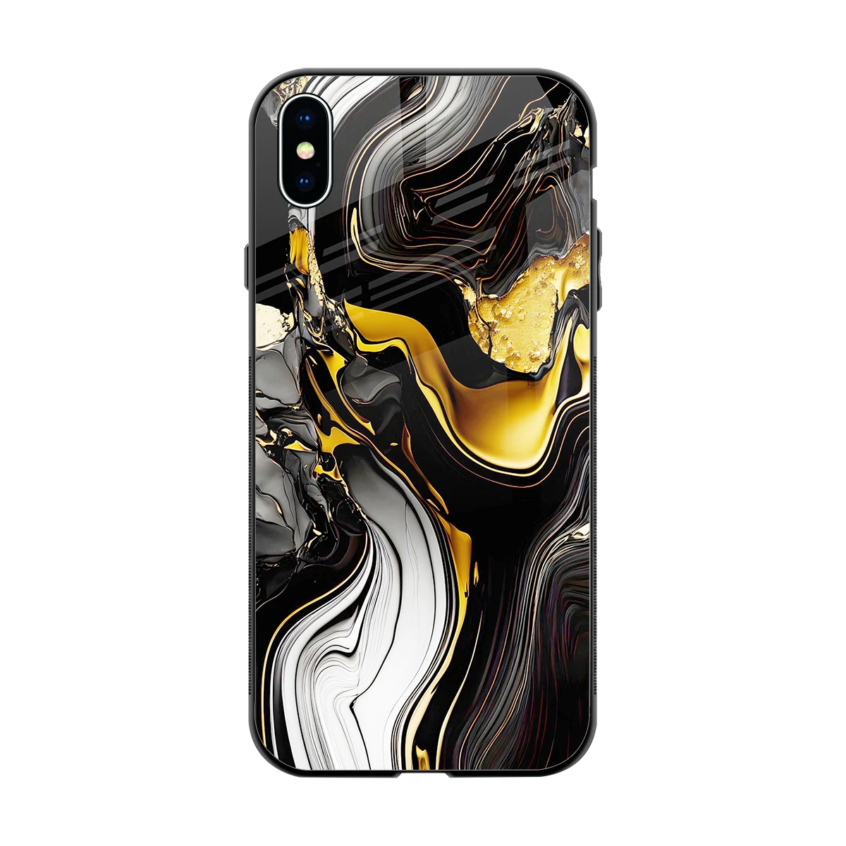 Bronze Glow back phone cover | glass case for iphone xs max
