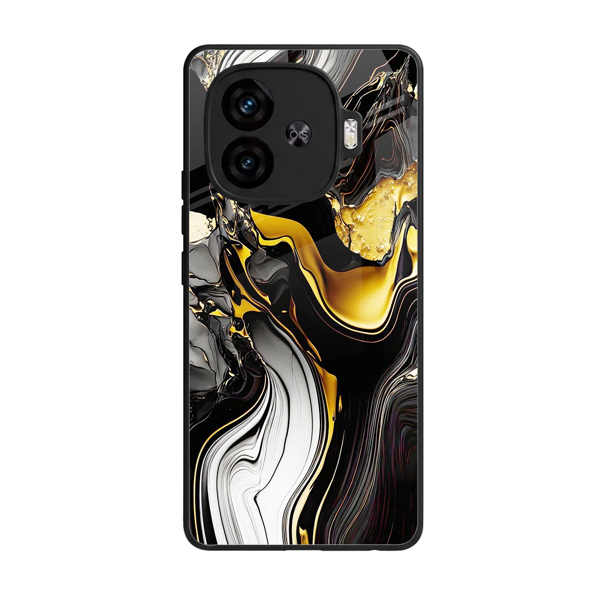 Bronze Glow back phone cover | glass case for iqoo neo 10r 5g