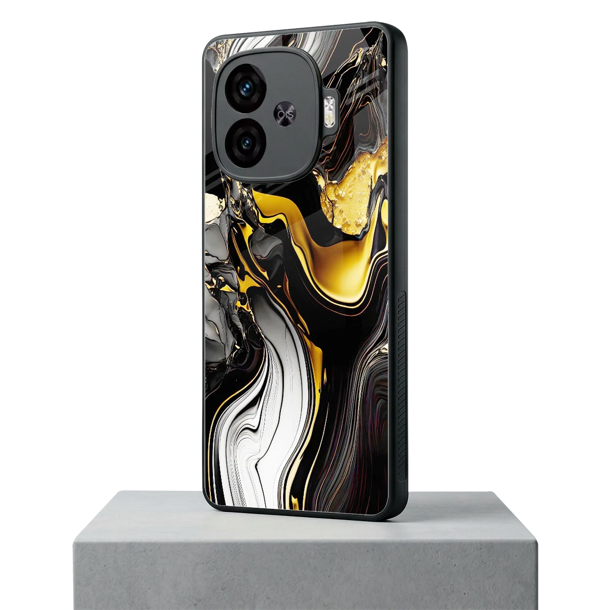 Bronze Glow iqoo neo 10r 5g mobile cover | shockproof glass phone case