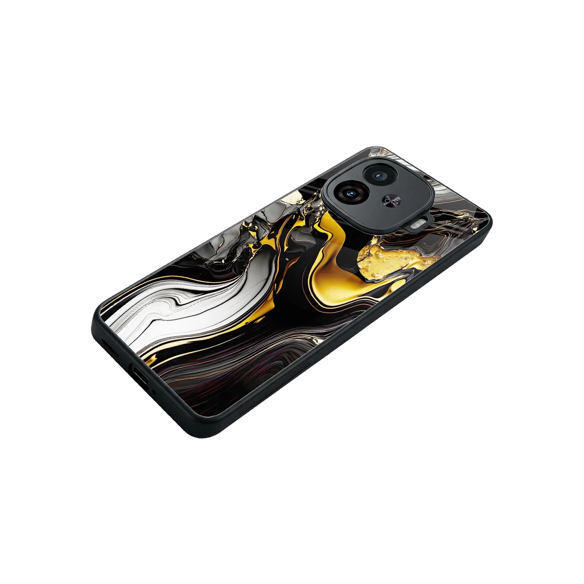 Bronze Glow stylish phone case for iqoo neo 10r 5g | glossy glass and slim fit