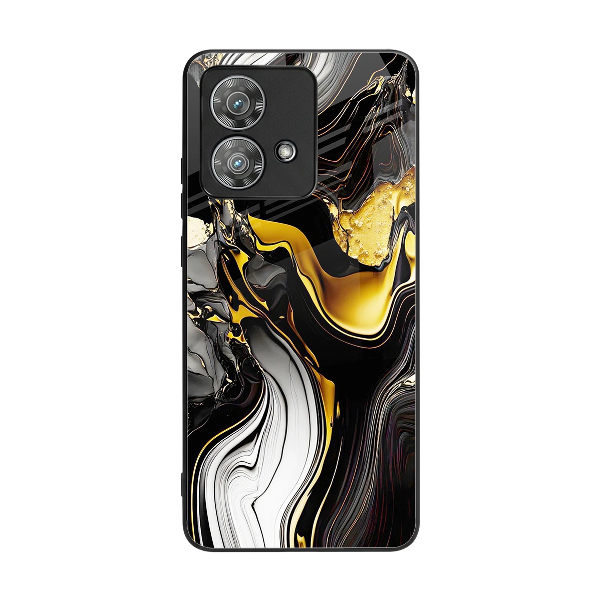 Bronze Glow back phone cover | glass case for motorola edge 40 neo 5g