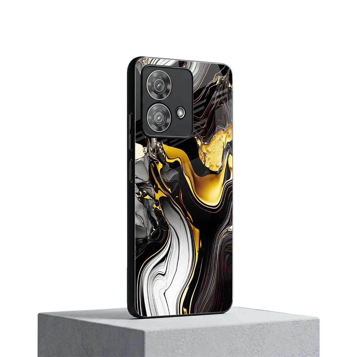 Bronze Glow motorola edge 40 neo 5g mobile cover | shockproof glass phone case