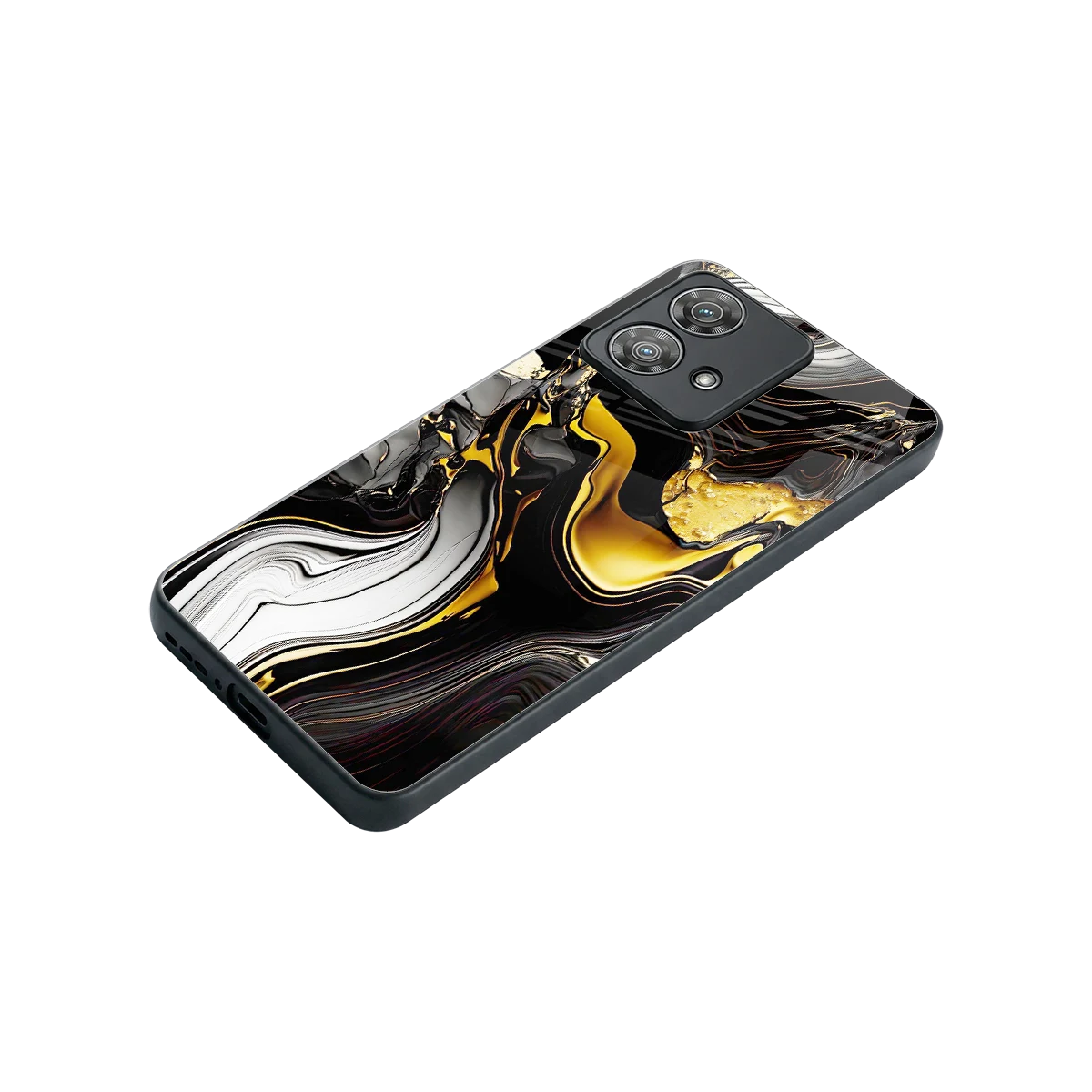 Bronze Glow stylish phone case for motorola edge 40 neo 5g | glossy glass and slim fit