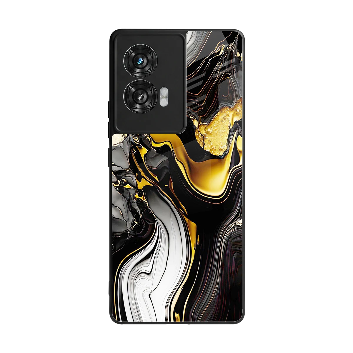 Bronze Glow back phone cover | glass case for motorola edge 50 fusion