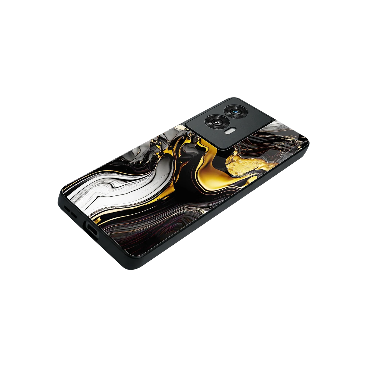 Bronze Glow stylish phone case for motorola edge 50 fusion | glossy glass and slim fit