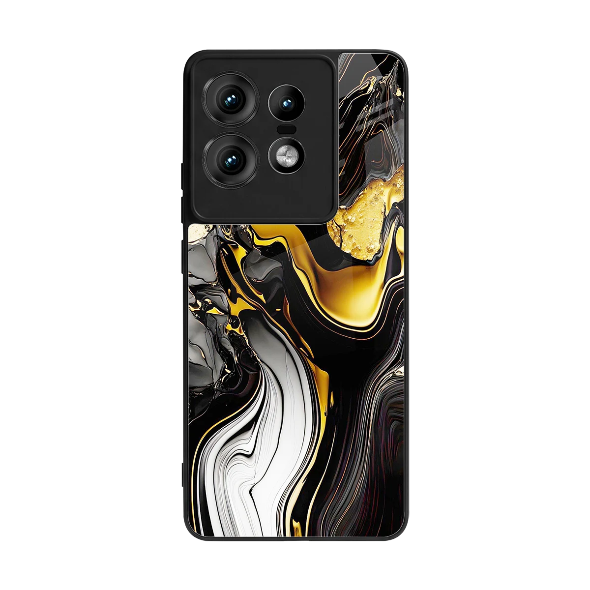 Bronze Glow back phone cover | glass case for motorola edge 50 pro