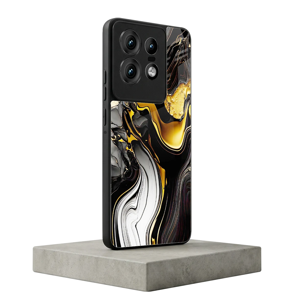 Bronze Glow motorola edge 50 pro mobile cover | shockproof glass phone case