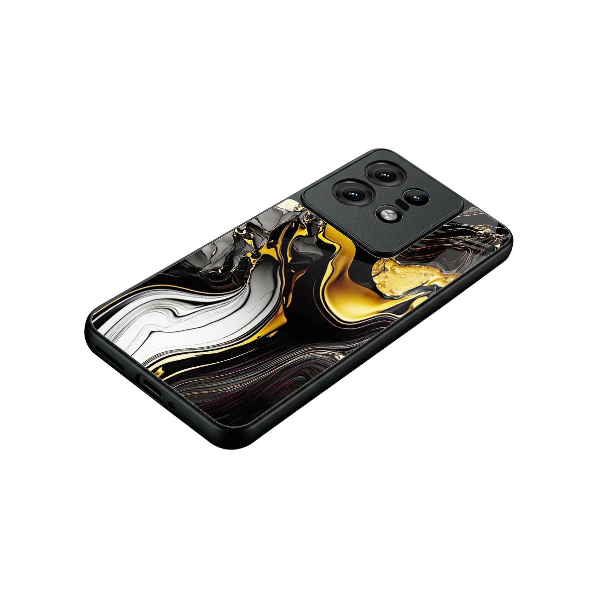 Bronze Glow stylish phone case for motorola edge 50 pro | glossy glass and slim fit