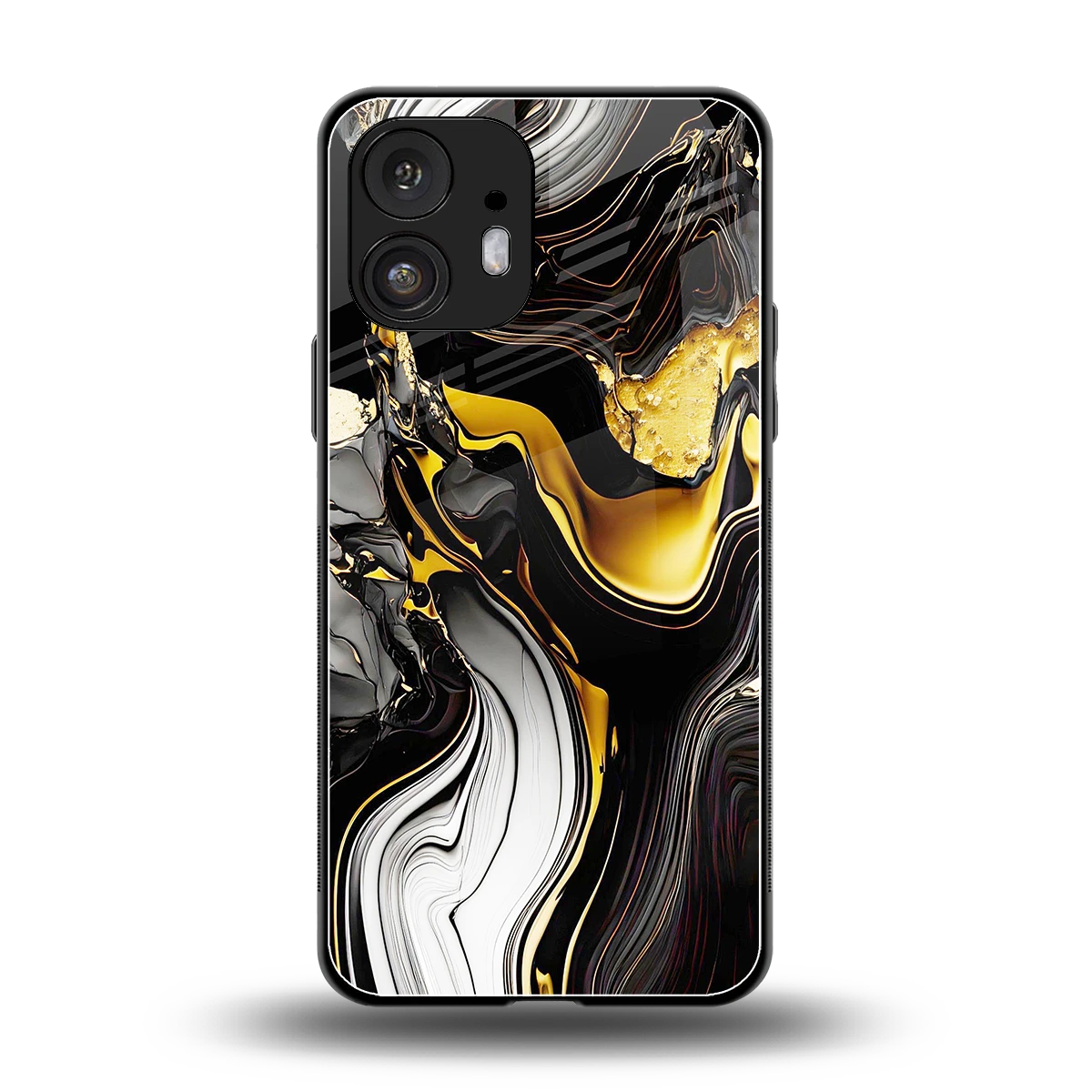 Bronze Glow back phone cover | glass case for nothing phone 2