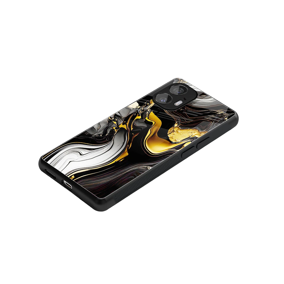 Bronze Glow stylish phone case for nothing phone 2 | glossy glass and slim fit