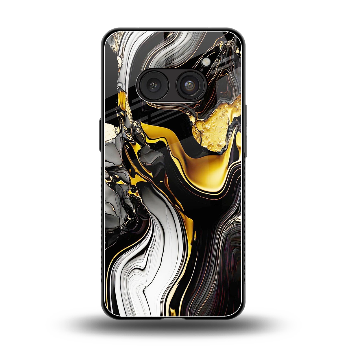 Bronze Glow back phone cover | glass case for nothing phone 2a