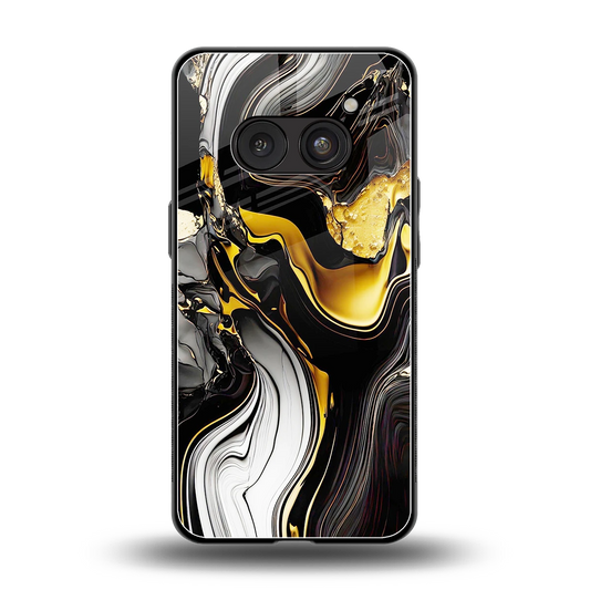 Bronze Glow back phone cover | glass case for nothing phone 2a