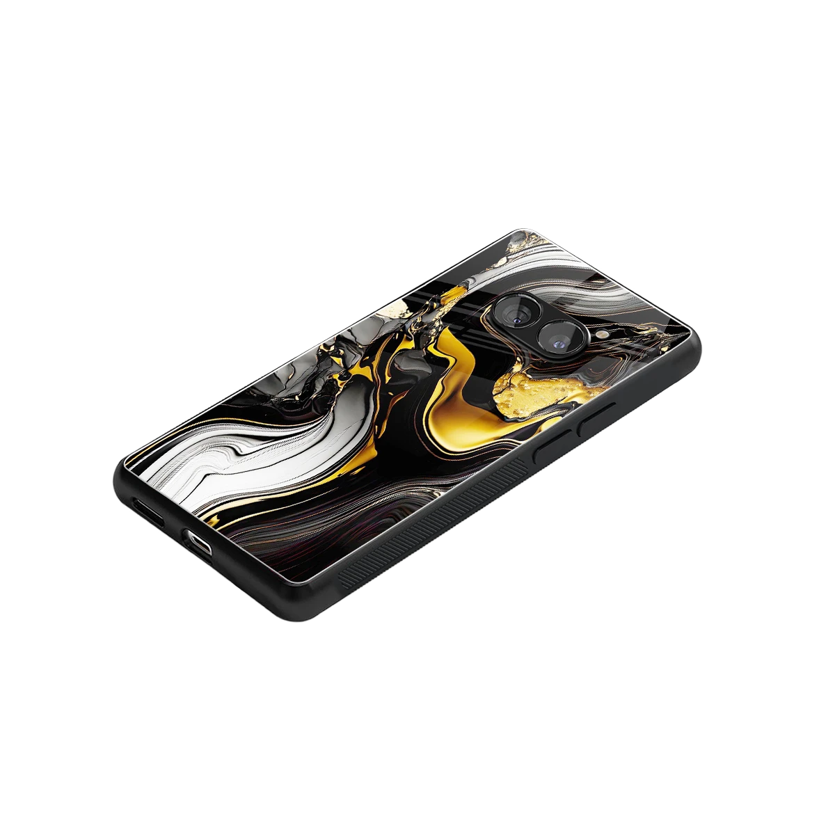 Bronze Glow stylish phone case for nothing phone 2a plus | glossy glass and slim fit