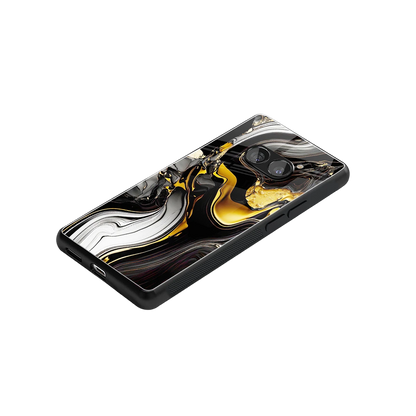 Bronze Glow stylish phone case for nothing phone 2a plus | glossy glass and slim fit