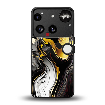 Bronze Glow back phone cover | glass case for nothing phone 3