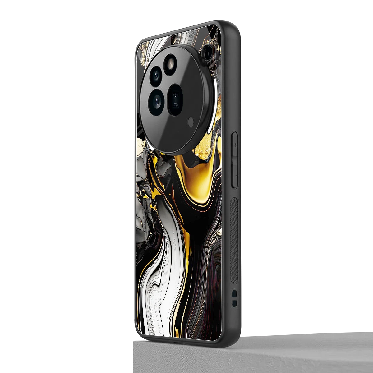 Bronze Glow nothing phone 3a pro mobile cover | shockproof glass phone case