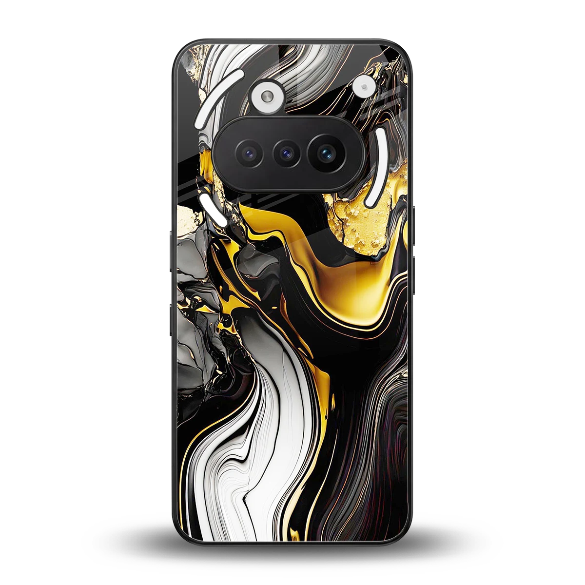Bronze Glow back phone cover | glass case for nothing phone 3a