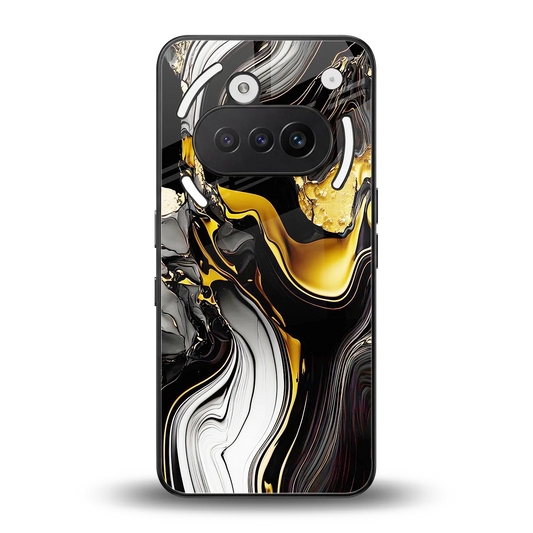 Bronze Glow back phone cover | glass case for nothing phone 3a