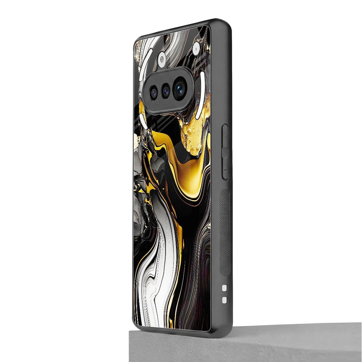 Bronze Glow nothing phone 3a mobile cover | shockproof glass phone case