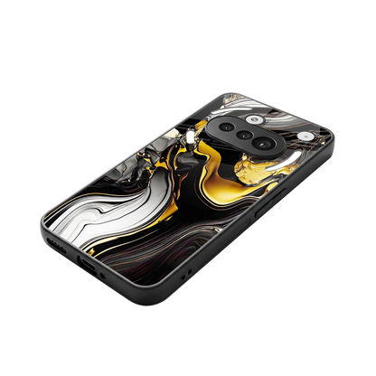 Bronze Glow stylish phone case for nothing phone 3a | glossy glass and slim fit