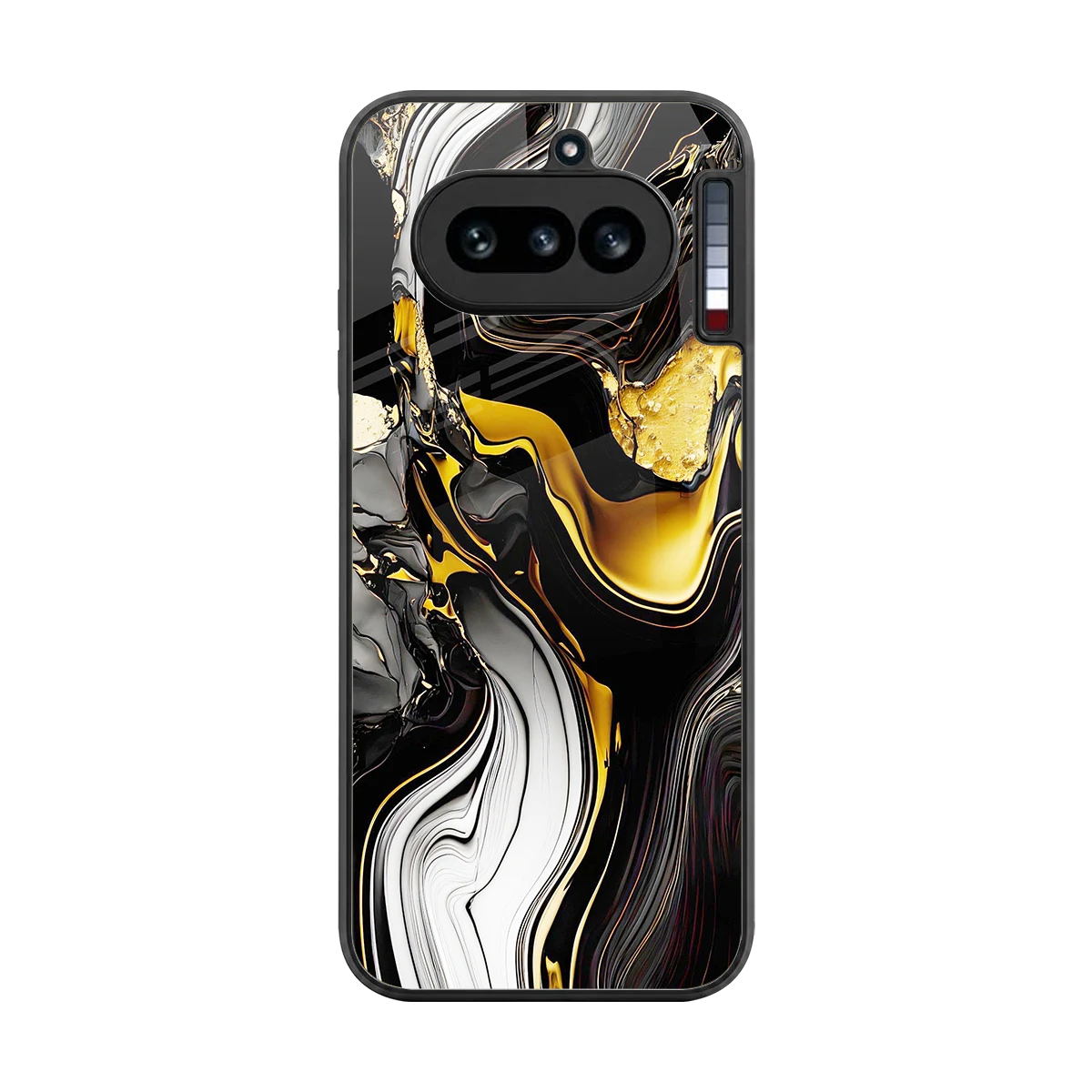 Bronze Glow back phone cover | glass case for nothing phone 4a