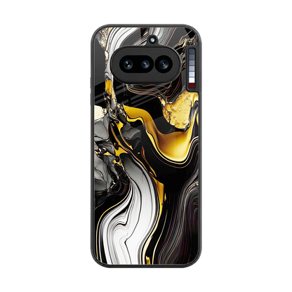 Bronze Glow back phone cover | glass case for nothing phone 4a