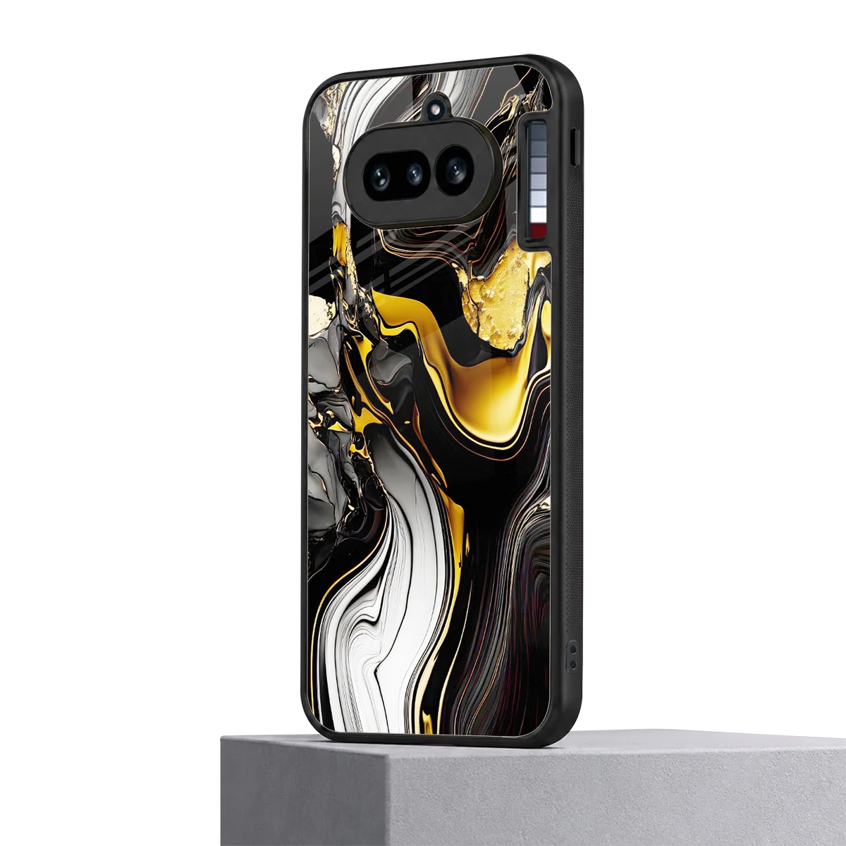 Bronze Glow nothing phone 4a mobile cover | shockproof glass phone case