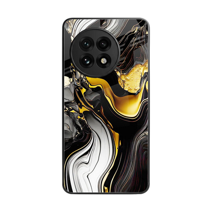 Bronze Glow back phone cover | glass case for oneplus 13r