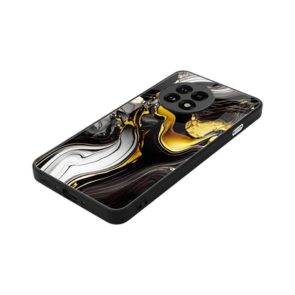 Bronze Glow stylish phone case for oneplus 13r | glossy glass and slim fit