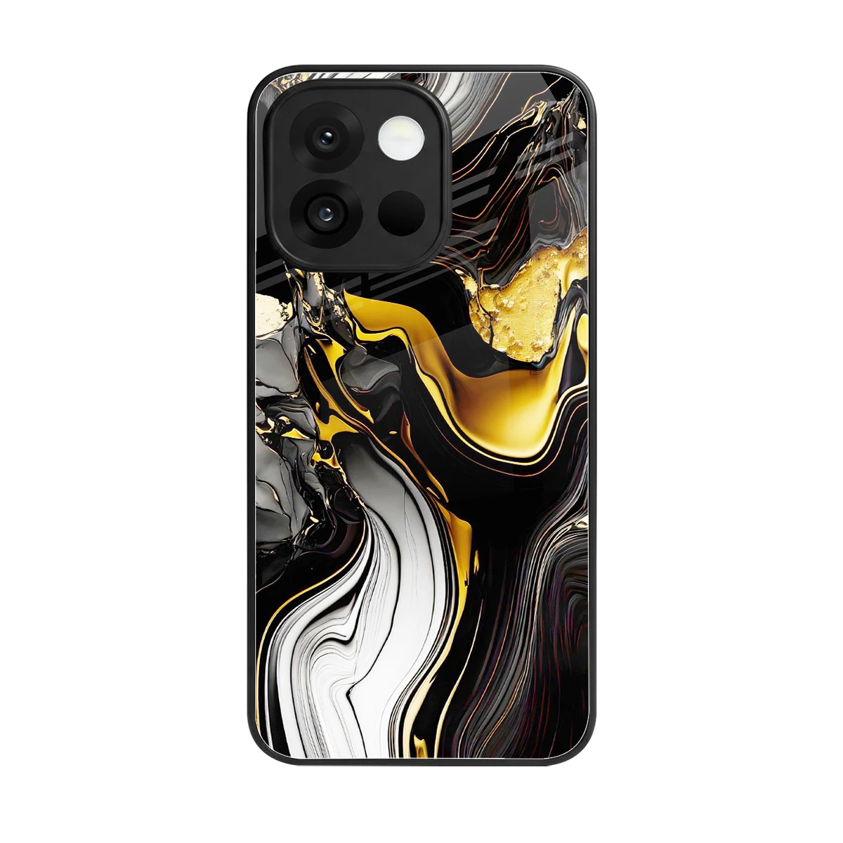 Bronze Glow back phone cover | glass case for oneplus 13s