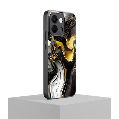 Bronze Glow oneplus 13s mobile cover | shockproof glass phone case