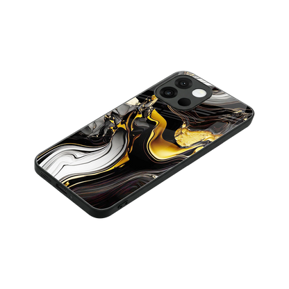 Bronze Glow stylish phone case for oneplus 13s | glossy glass and slim fit