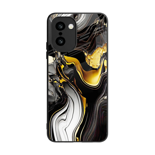 Bronze Glow back phone cover | glass case for oneplus 15r
