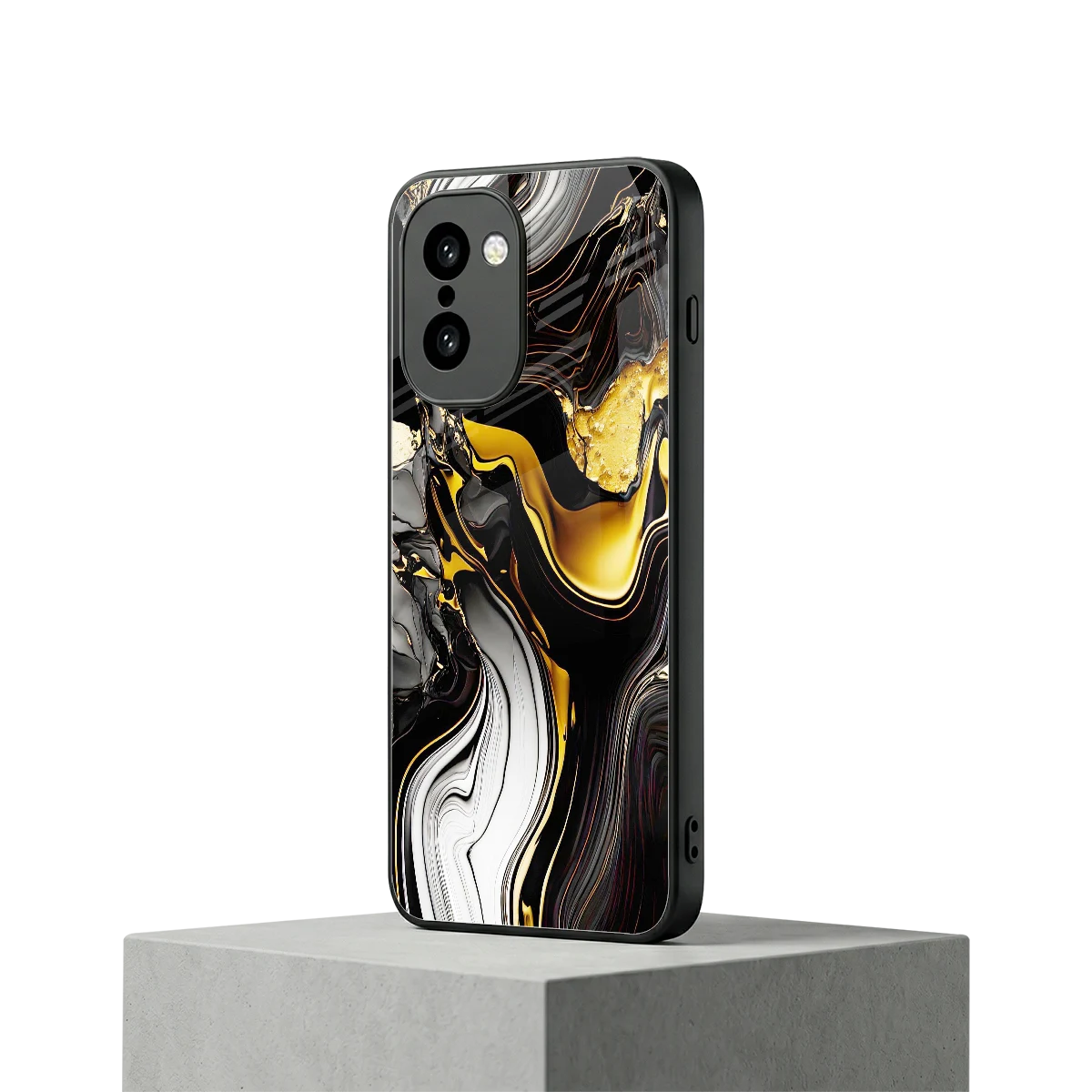 Bronze Glow oneplus 15r mobile cover | shockproof glass phone case