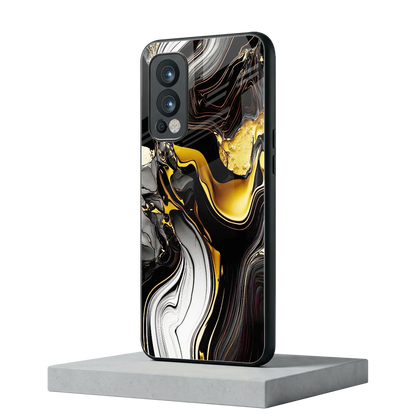 Bronze Glow oneplus nord 2 mobile cover | shockproof glass phone case