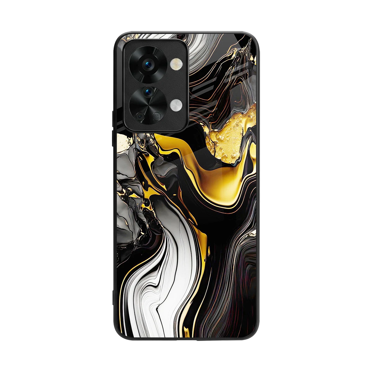 Bronze Glow back phone cover | glass case for oneplus nord 2t