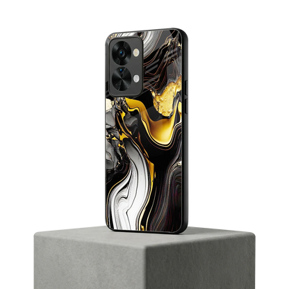 Bronze Glow oneplus nord 2t mobile cover | shockproof glass phone case