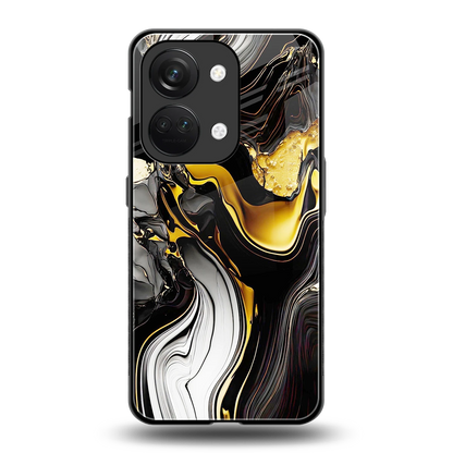 Bronze Glow back phone cover | glass case for oneplus nord 3