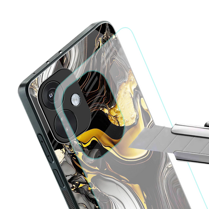 Bronze Glow stylish phone case for oneplus nord ce 3 | glossy glass and slim fit