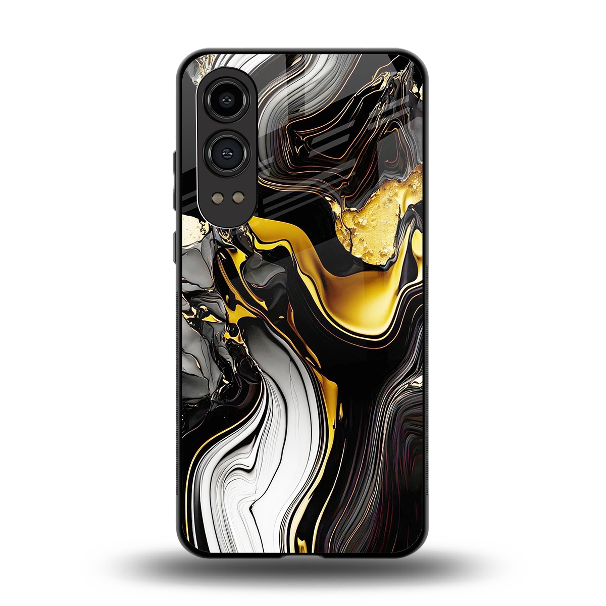 Bronze Glow back phone cover | glass case for oneplus nord ce 4 lite