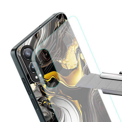Bronze Glow stylish phone case for oneplus nord ce 4 lite | glossy glass and slim fit